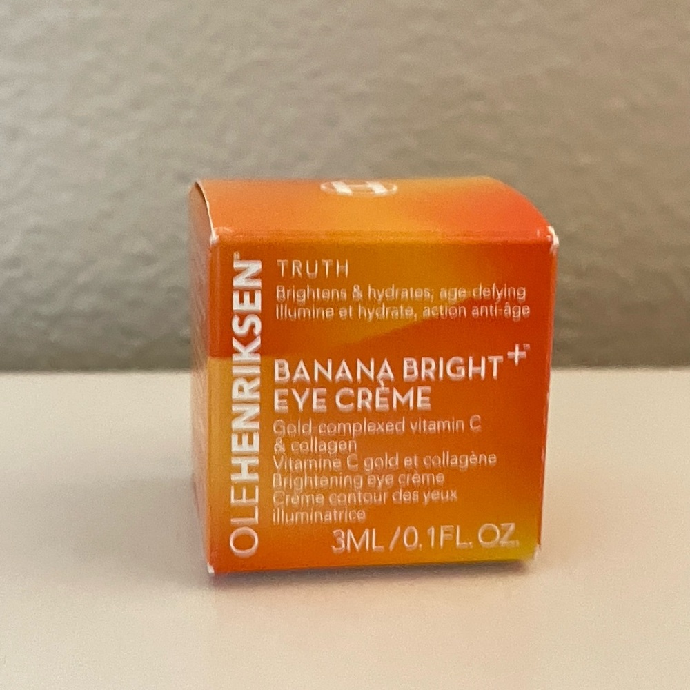 OLEHEBRIKSEN TRUTH Banana Bright+ Vitamin C Under Eye Cream for Dark Circles NIB - Picture 2 of 2